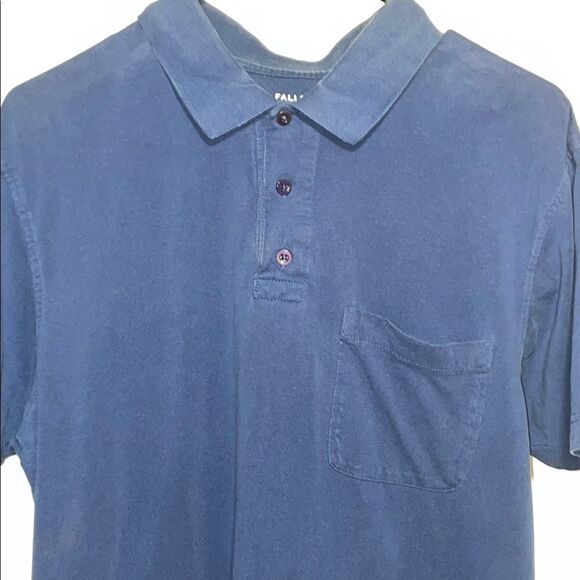 Falls Creek Blue Polo Shirt Classic Short Sleeve - Picture 2 of 7
